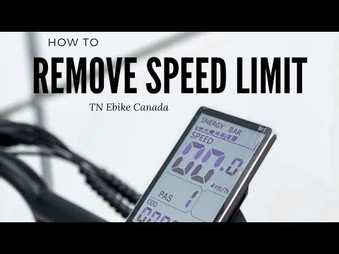 How to remove speed limit on your Ebike? (M5 Display)