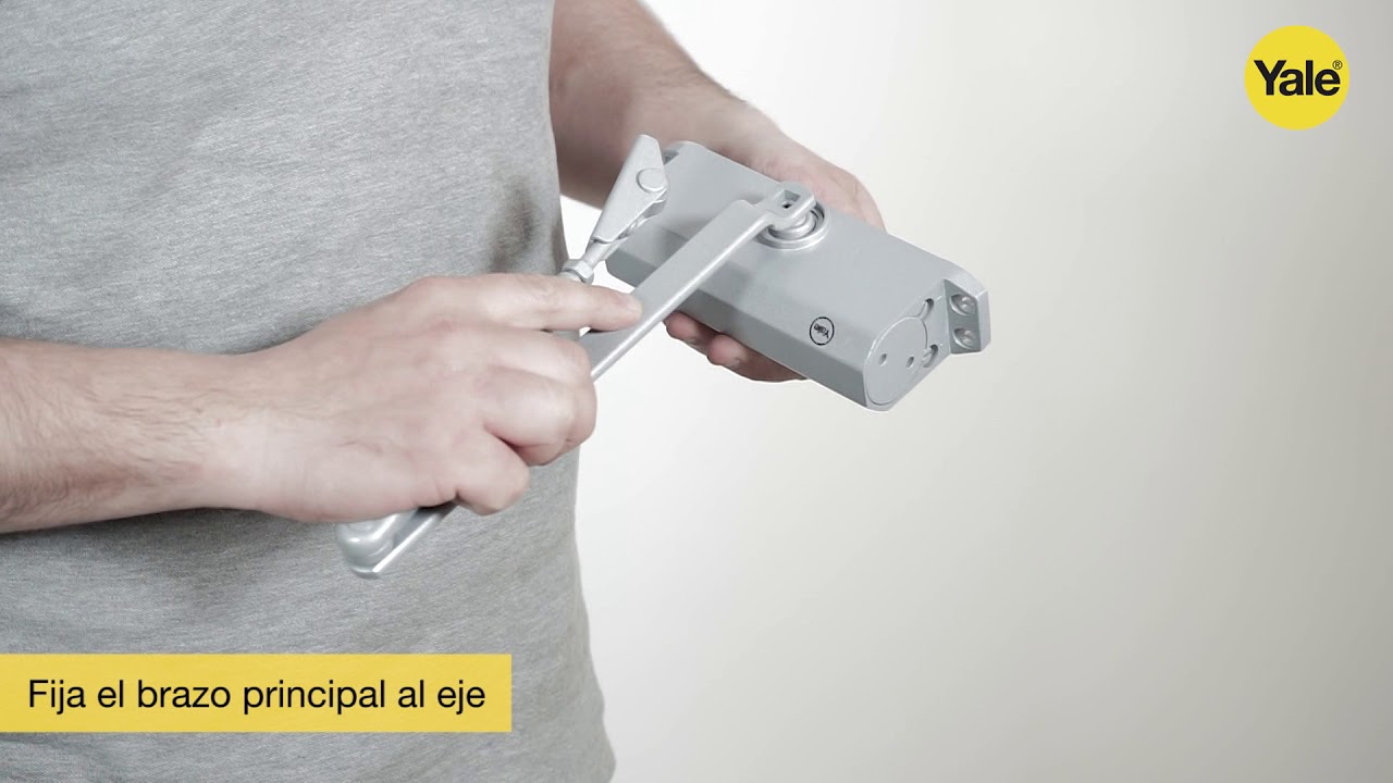 Instalación del Cierrapuertas Yale SERIE 3000
