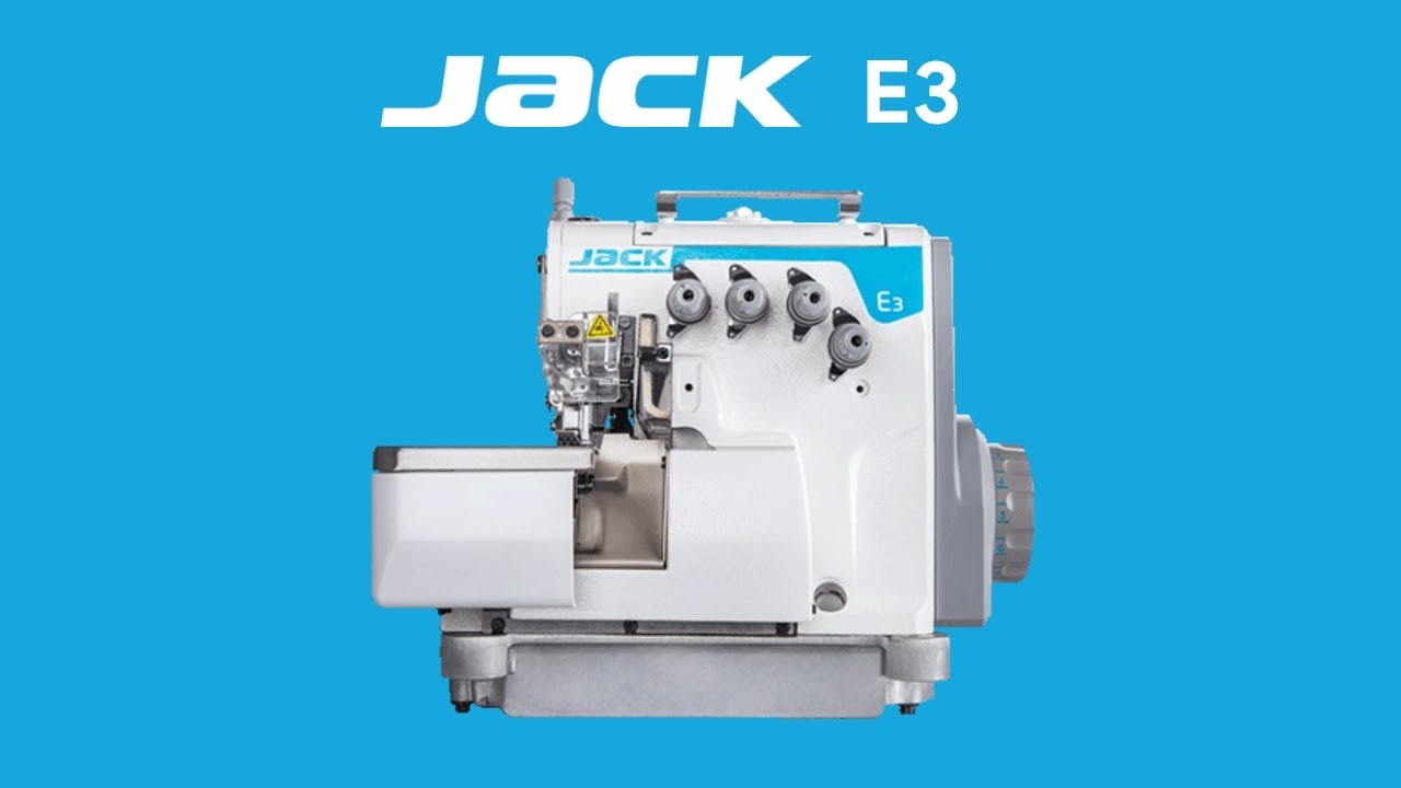 JACK E3  |  4 and 5 Thread High Speed Overlock Sewing Machine  |  Buy online at www.silaimart.com