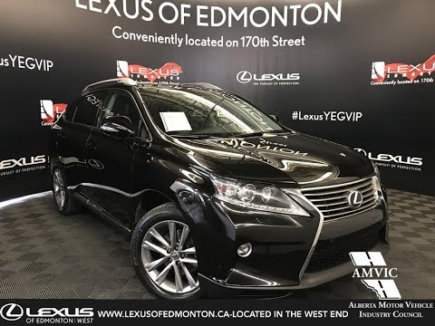 Used Black 2015 Lexus RX 350 Technology Package Review - Gibbons, Alberta