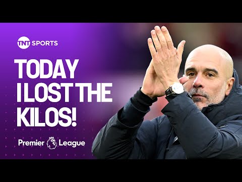 HILARIOUS Pep Guardiola admits he has lost his Christmas Kilos after Man City beat Forest 🤣