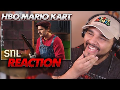 *They need to MAKE this!* HBO Mario Kart Trailer *REACTION* Pedro Pascal