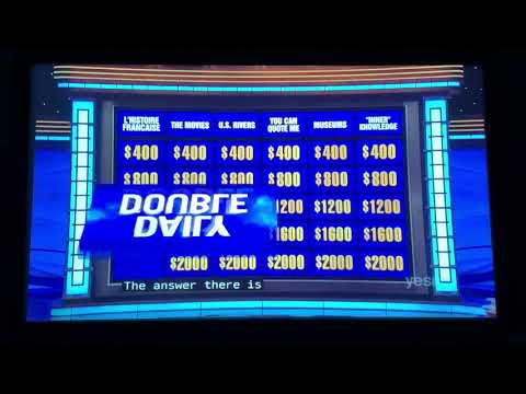 Double Jeopardy, Amy Schneider Day 8 - BETTING IT ALL on the 2nd Daily Double (11/26/21)