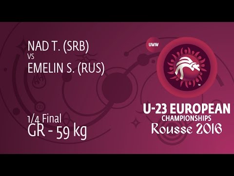 1/4 GR - 59 kg: S. EMELIN (RUS) df. T. NAD (SRB) by TF, 8-0