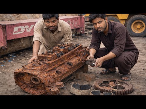 Old Rusty Engine Fully Restored | Heavy Rust Removal & Engine Refresh