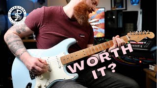 Video thumbnail for Fender Player Stratocaster FSR review by Pherotone Studios