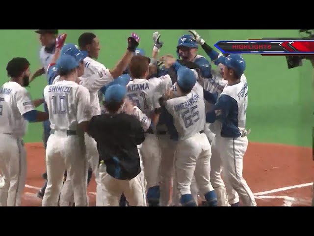 8月9日 ファイターズ対ライオンズ ハイライト