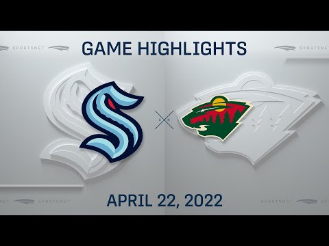 NHL Highlights ' Wild vs. Kraken - Apr. 22, 2022