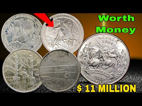 TOP 10 ULTRA RARE STATE QUARTERS Worth BIG MONEY 💰 | Hidden Treasures in Your Pocket Change!