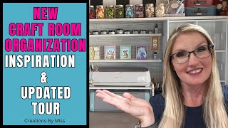 💥New Craft Room Organization💥 Updated 2023 MINI CRAFT ROOM TOUR💥