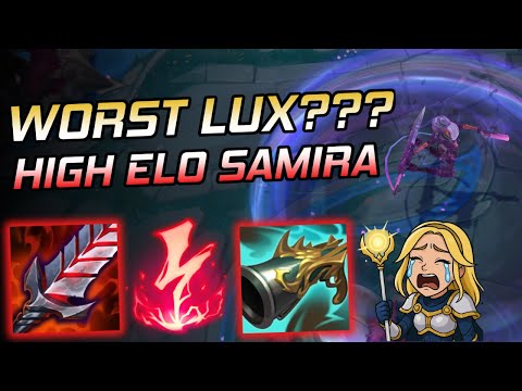 Samira Mid vs. the WORST Diamond Lux EVER?! (+ Bot Lane Domination vs. Lucian/Braum)