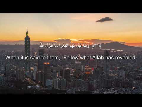 Ahmad khedr Surah Luqman beautiful Heart melting❤️voice soothing Quran Recitation. سورة لقمان