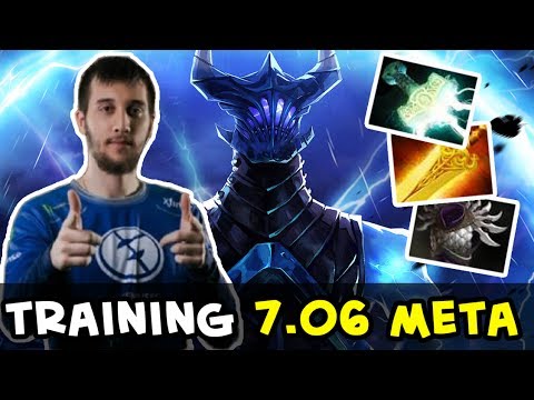 Arteezy Razor — practicing new 7.06 meta