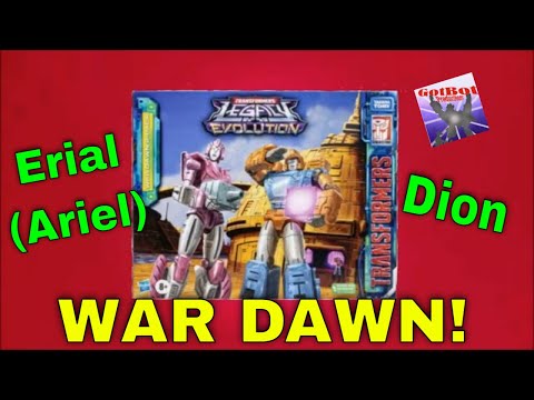 Transformers Legacy Evolution War Dawn Erial and Dion 2-Pack - GotBot True Review NUMBER 1076