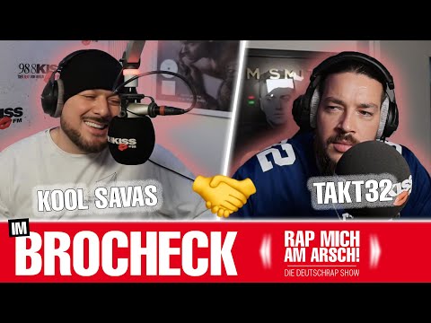 Der KISS FM BROCHECK mit KOOL SAVAS und TAKT32 🔥