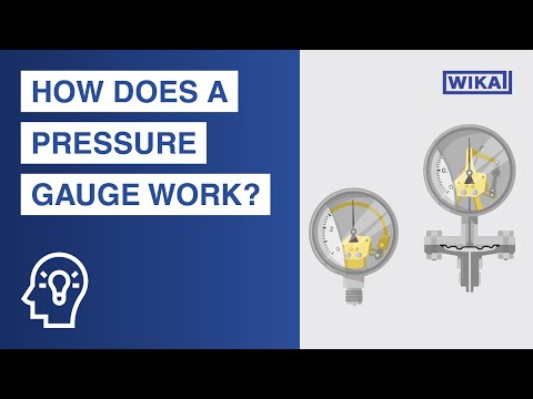 How does a pressure gauge work