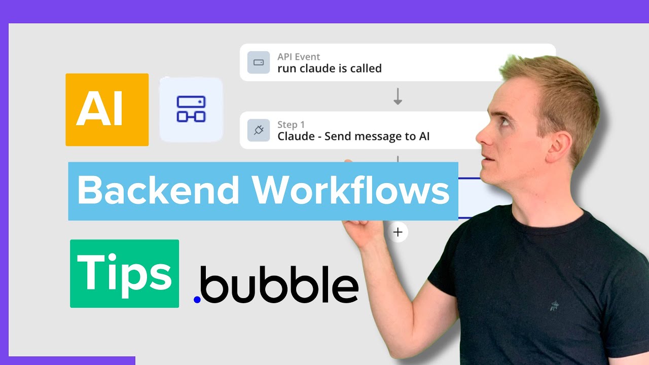 AI Powered Backend Workflows Made EASY with Bubble.io! thumbnail