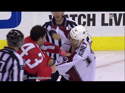 Jarome Iginla vs Tom Wilson