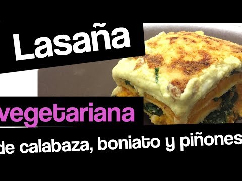 LASAÑA VEGETARIANA sin bechamel | Recetas vegetariana fácil y económica