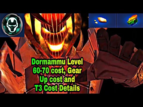 Dormammu 60 Level to T3 Cost Full Details - Marvel Future Fight