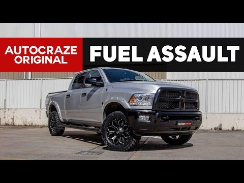 🐻 RAGING RAM 🐻 | Dodge Ram Wheels & Tyres | Fuel Assault Rims | AutoCraze 2017