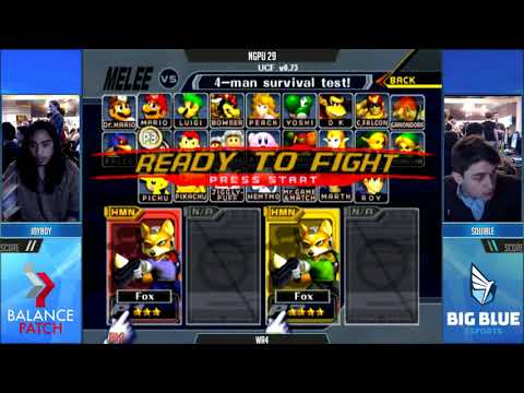 NGPU 29 SSBM - DBJ | Joyboy (Blue Fox) vs. squible (Green Fox) - Melee WR4
