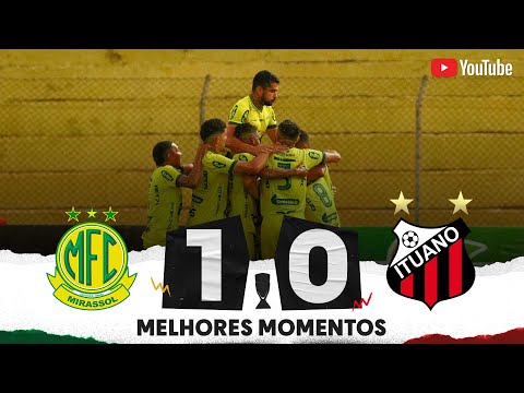 Gols e lances de Mirassol x Ituano