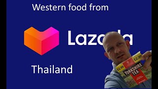 Ordering western food from Lazada Thailand.