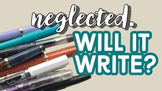Did These Fountain Pens Dry Out After 30 Days of No Use? Testing Do They Write After a Month.