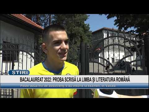 BACALAUREAT 2022: PROBA SCRISA LA LIMBA SI LITERATURA ROMANA