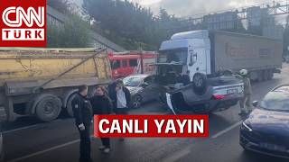 CNN TÜRK Olay Yerinde: Bağcılar'da Zincirleme Kaza! | CANLI HABER
