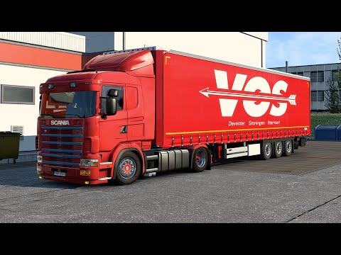 Euro Truck Simulator 2 | ETS2 1.45 | Scania V8 R4 series | Hamburg (D) to Mannheim (D)