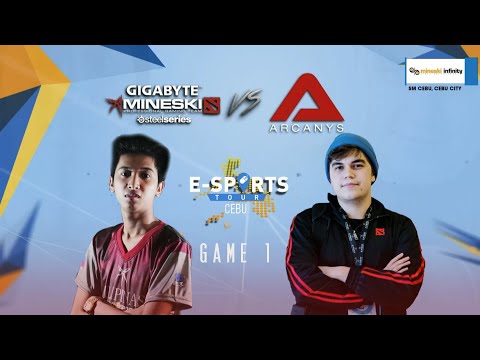 EST Cebu - Mineski vs Arcanys Game 1 Casted By Dunoo and Lon