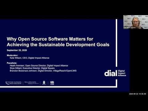 SDIS20: Why Open Source Matters for Achieving the Sustainable Development Goals