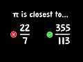 The Mystery Of Pi And 355 113