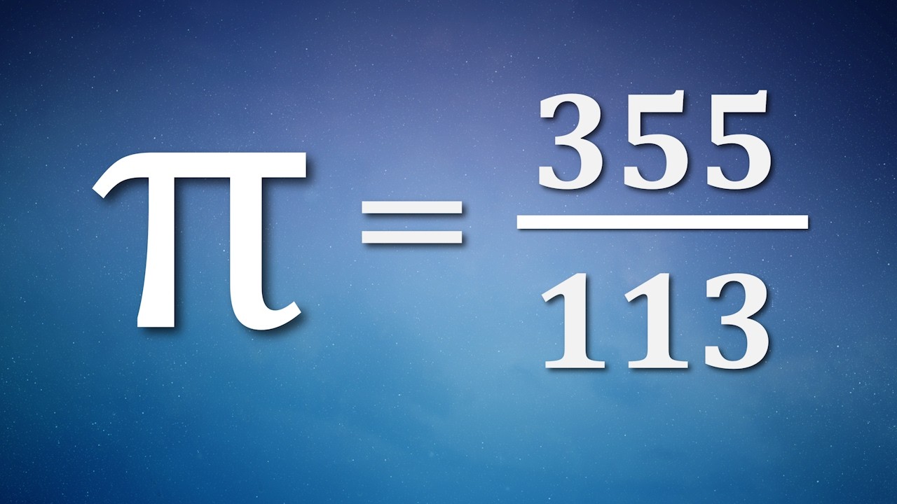 The mystery of pi and 355/113