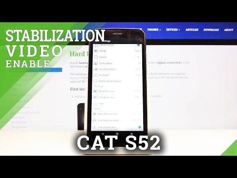 How to Activate Image Stabilization in CAT S52