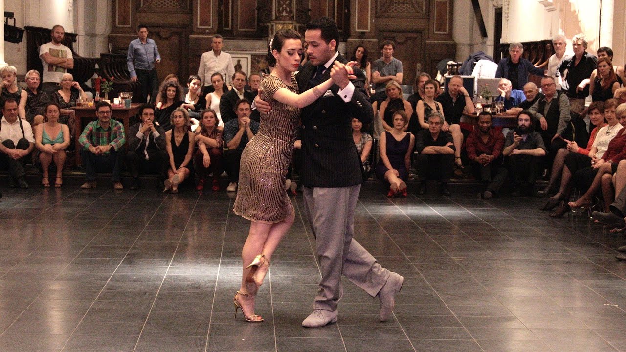 Tango: Laura D'Anna y Sebastian Acosta, 2016, Milonga de Gante, 2/3