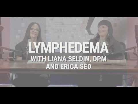 Dr. Liana Seldin, DPM, and Erica Sed discussing compression therapy