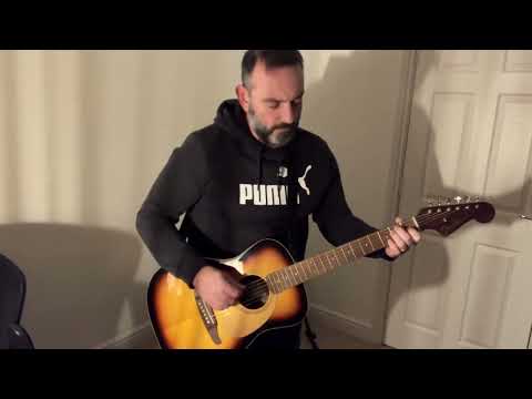 Fender California Malibu acoustic guitar. Most fun I’ve had with a guitar in a long time!