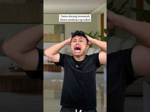 Tamu datang kerumah  bawa anaknya yg nakal #ardikatamps #comedy