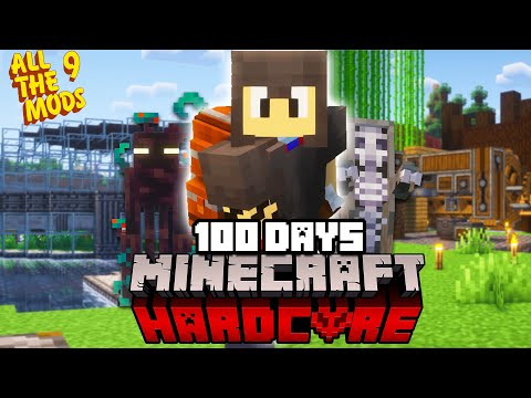 Insane Challenge: 100 Days in Hardcore Minecraft Mods!