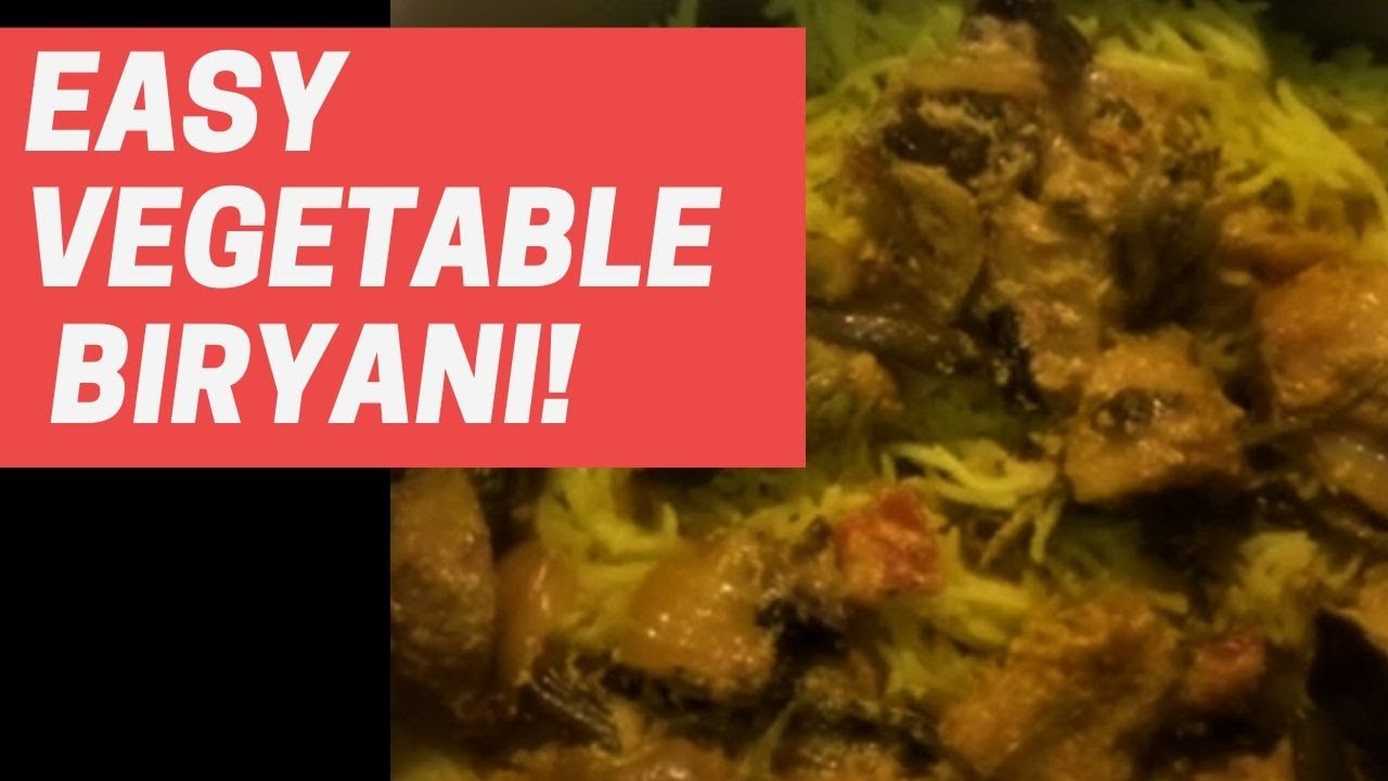 How to make VEGETABLE BIRIYANI CURRY