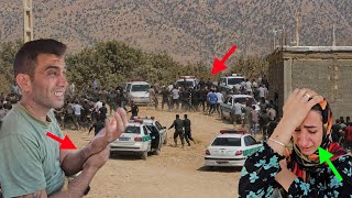 😰💥Mohammad's terrible day; from being injured to being taken to prison for a visit