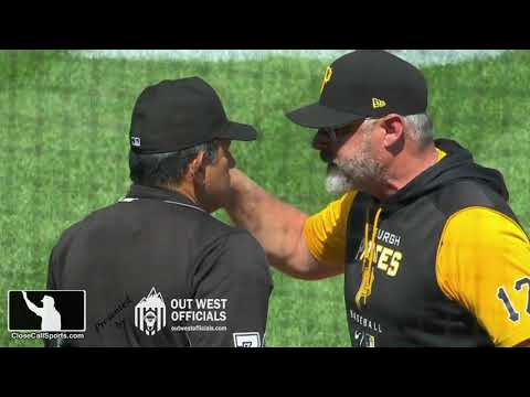 Ejection 040 - Alfonso Marquez Ejects Derek Shelton After Strikeout During Reds' Near No-Hitter Loss