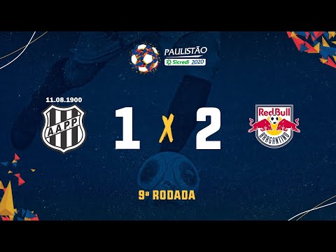 Ponte Preta 1 x 2 Red Bull Bragantino- 9ª rodada do Paulistão Sicredi 2020