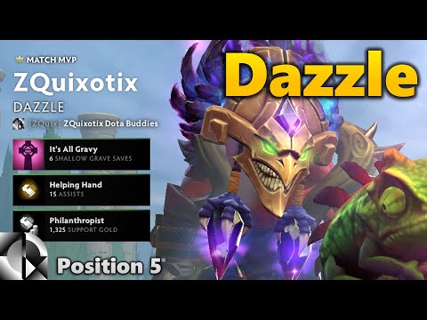 Dazzle 5 Support - Immortal | Dota 2 7.29c