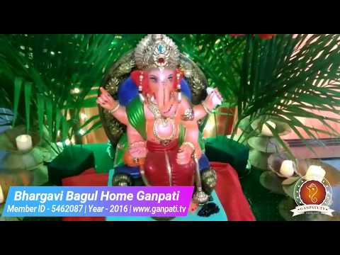 Bhargavi Bagul Home Ganpati Decoration Video