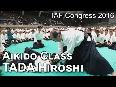 Aikido Class: TADA Hiroshi Shihan - 12th IAF Congress in Takasaki