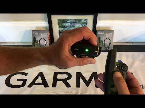 Garmin Sport Pro Transmitter to PT 6 / PT 10 receiver pairing procedure